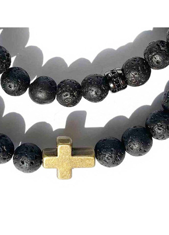 Мужские браслеты из камня лава 4552 LeBijou (367580237)