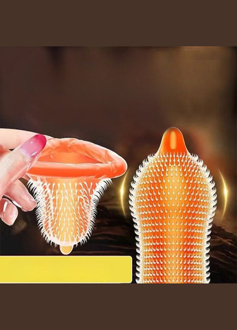 Презервативы с пупырышками и эффектом шершавого языка (цена за 10 шт. в упаковке) OLO (372511054)