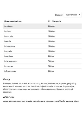 Амінокислотний комплекс Еаа Pro Instant 375 г (різні смаки) SFD Nutrition (348138839)