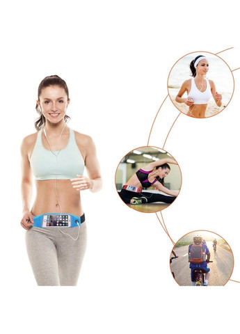 Сумка на пояс для бега EasySport водонепроницаемая сумка для фитнеса (5643654432) No Brand (329443991)