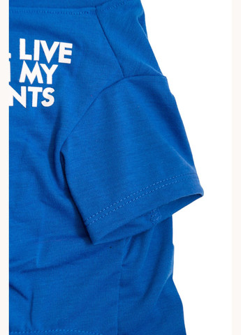 Футболка для котов и кошек Pet Style "I steel" Синяя S No Brand - (323237679)