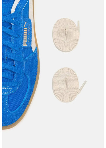 Синие всесезонные мужская кроссовка unisex трендовая модель синего цвета Puma Palermo Vintage