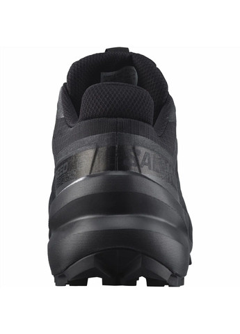 Чорні кросівки чоловічі speedcross 6 gore-tex trail running shoes black l41738600 Salomon