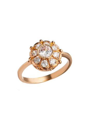 Кольцо серебро позолоченное 925° 3,35г. белый () Харківський ювелірний завод 011680 (305583031)