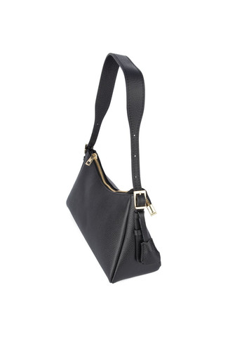 Жіноча шкіряна сумка-багет 03988 чорна Virginia Conti (335076740)