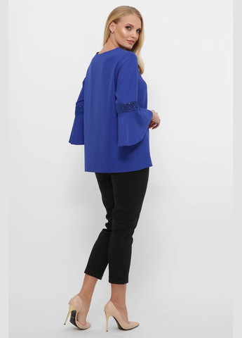 Блакитна ошатна блуза ріо електрик Tatiana