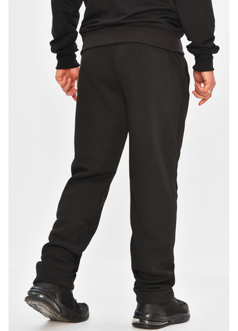 Черные спортивные демисезонные прямые брюки Let's Shop
