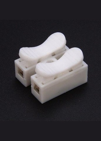 Набір клемних з'єднувачів для дроту 2 10 шт Білий (H051301-10) CH (360768355)