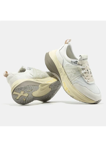 Кросівки жіночі Premiata HILL White Beige PREMIUM | Преміата Хілл білі бежеві No Brand білі демісезони (386299186)