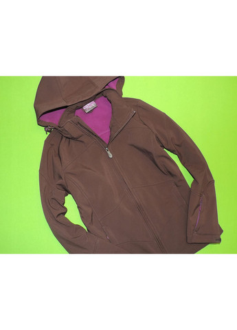 Коричнева демісезонна куртка softshell водовідштовхувальна та вітрозахисна для жінки 267952 38(s) коричневий Alpine