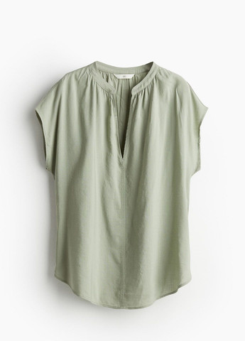 Оливкова (хакі) літня блузка H&M
