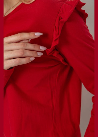 Кофта женская однотонная, цвет красный, Ager (290982618)