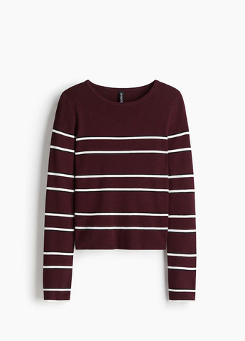 Бордовий демісезонний светр H&M