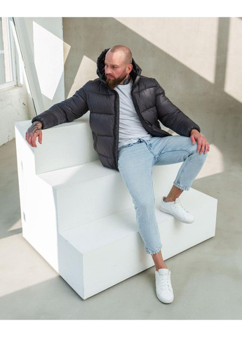 Графітовий зимній Пуховик Vakko