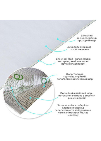 Самоклеящаяся виниловая плитка в рулоне белое дерево 0,6*3m*2мм Мат SW-00002057 Sticker Wall (300241746)
