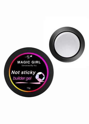 Гель для наращивания ногтей, не липнет к рукам, Builder Gel No Sticky, clear ( ), 15мл Magic Girl (303635381)