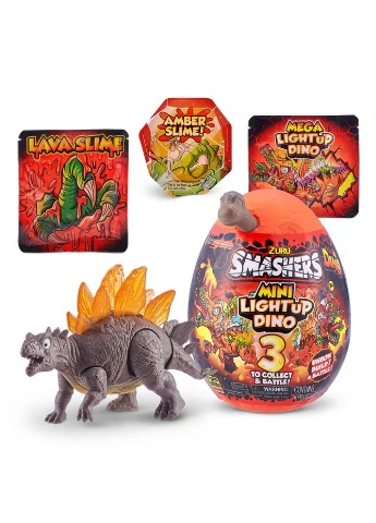 Игрушка в наборе SMASHERS Light-Up Dino Mini с аксессуарами-D серия 4 7473D Zuru (362314943)