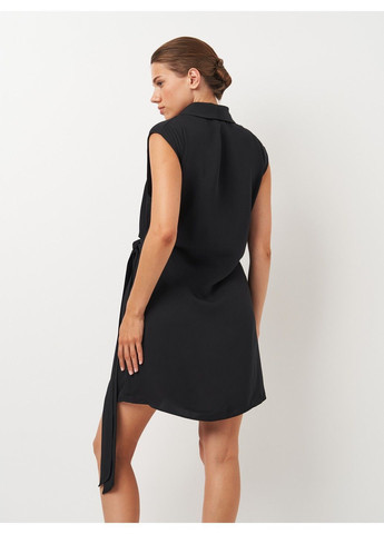 Черное кэжуал платье H&M однотонное