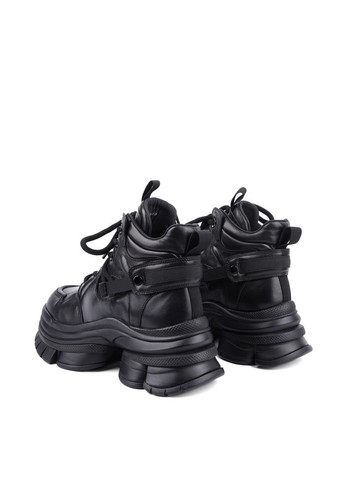 Жіночі Черевики MX6333-1X-1 Чорний Шкіра MIRATON (304203792)