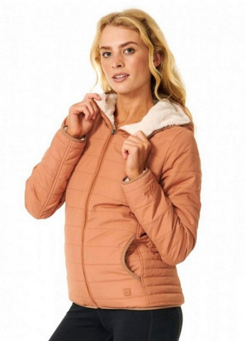 Коричнева зимня жіноча прошита куртка anti-series anoeta classic 015wja-297 Rip Curl