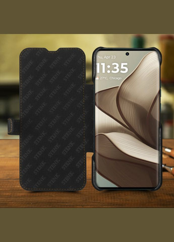 Чехол книжка Premium для Motorola Edge 50 Чёрный (77904) Stenk (305665396)