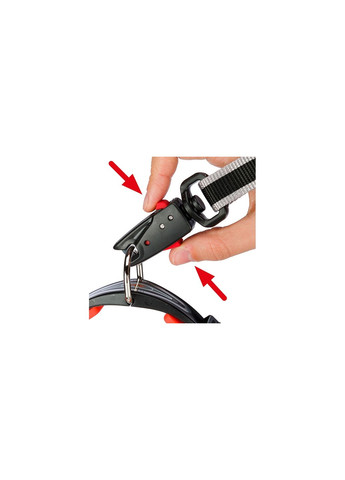 Повідець для собак Sport Dog Matic G20/120 нейлон жовтий 2х120 см 78004328 Ferplast (269341717)