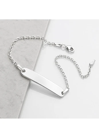 Браслет под гравировку Diva Silver (395410195)