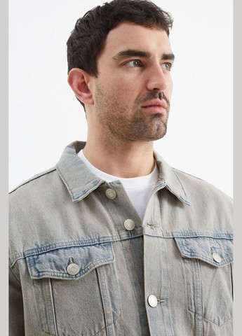 Голубая демисезонная джинсовая куртка C&A