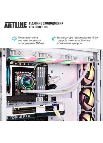 Компьютер Gaming X98WHITE Windows 11 Home (X98WHITEv83Win) ARTLINE (344455878)