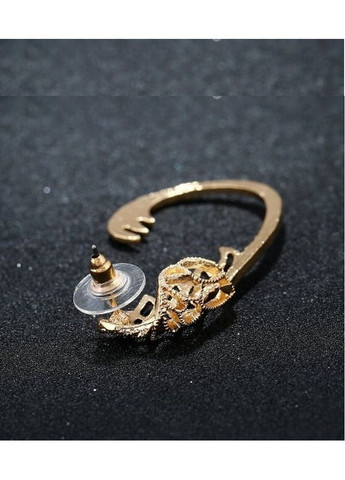 Ажурна сережка - каффа на ліве вушко, 10-428 No Brand (362587462)