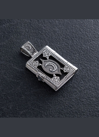 Серебряный кулон Коран с эбеновым деревом 941 Oniks (362700192)