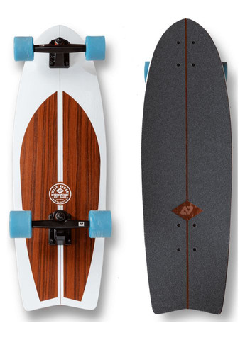 Fish Surf Skate 31,5" серфскейт Classic 2.0 White/Brown (FRD.047427) HYDROPONIC (316396583)