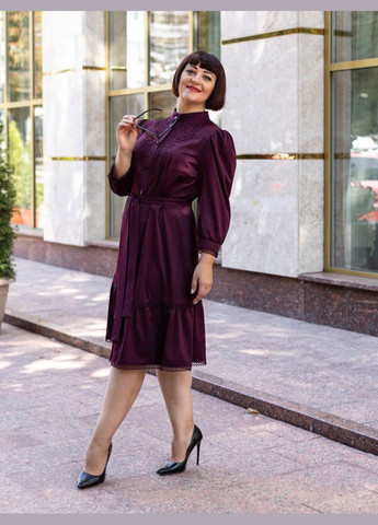 Бордова плаття 14353-3 Alenka Plus