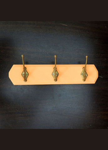 Вешалка для одежды из дерева Гатино 3 грейпфрут (ВДО-301554) No Brand (327866260)