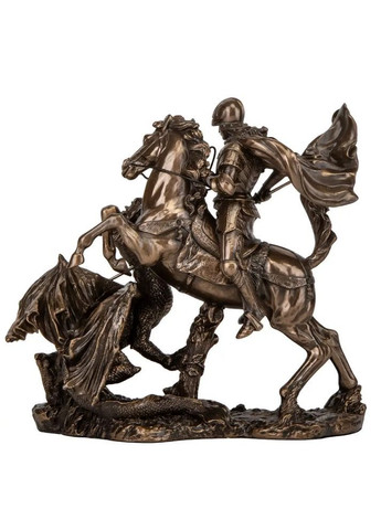 Статуэтка декоративная подарочная из полистоуна "Георгий Змееборец" (16 см) Handmade 78076A1 (370206466)