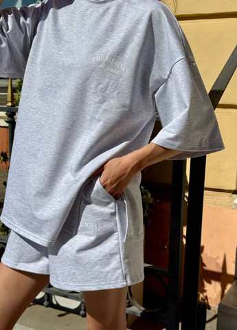 Костюм-двойка: шорты и футболка свободного кроя Tik-Tak (331643327)