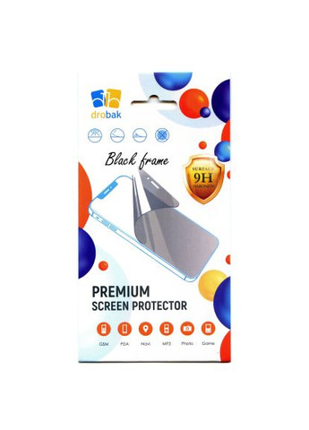 Скло захисне Asus Rog Phone 6 Black Frame A+ (717166) Drobak Asus Rog Phone 6 Black Frame A+ (366484677)