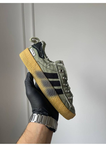 Хакі Осінні кросівки чоловічі і жіночі adidas campus 80s khaki | адідас кампус 80 хакі No Brand