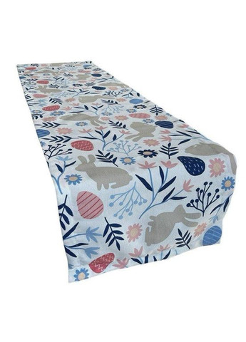 Дорожка Пасхальный Кролик с салфетками 4 шт синие Malva (322425884)