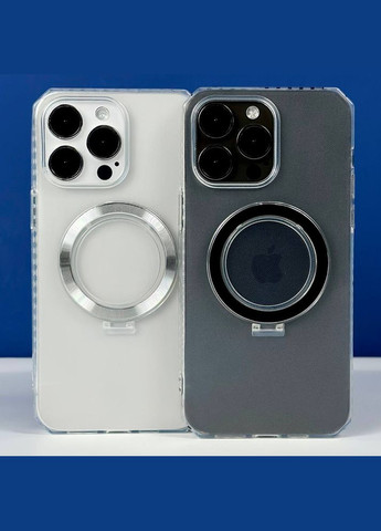 Чохол Octagon Matte Rhombus Side Case with MagSafe для iPhone 15 Plus Silver No Brand (319336016)