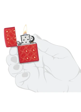 Запальничка 46951 Festive Flame Design Zippo (385807488)
