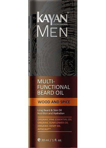 Масло для бороды мультифункциональное Men Multifunctional Beard Oil 30ml (1294251-141758) Kayan Professional (368626117)