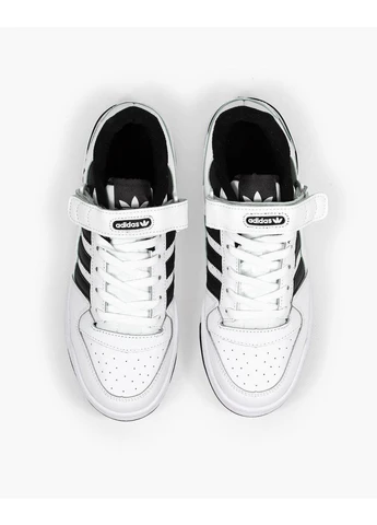 Білі літні кросівки adidas forum black white v2 адідас форум No Brand