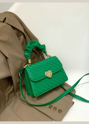 Жіноча сумка крос-боді зелена No Brand (290665317)