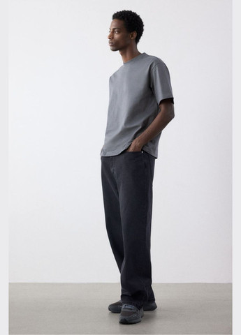 Сіра футболка вільного крою H&M loose fit