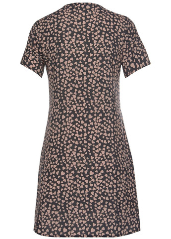 Черное повседневный платье Lascana сердечки