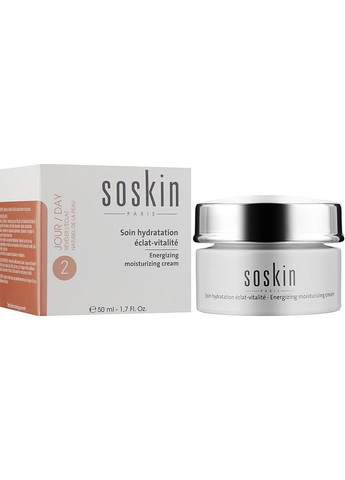 Soskin Зволожувальний крем для обличчя "Енергія життя" з вітаміном С Energizing Moisturizing Cream 50ml (2-992057) — Крем, Франція (376135790)