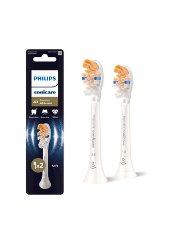 Насадка для зубної щітки HX9092/87 Premium All-in-One (2 шт) (7086812) Philips (322768695)