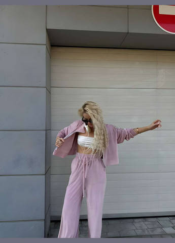 Мягкий велюровый плюшевый костюм, женский спортивный костюм из велюра, 236 No Brand (329890495)