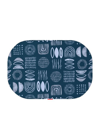 Лежанка для собак Relax, малюнок "Абстракція", зі змінним чохлом,, Ш 100 см, Дл 70 см WAUDOG (322002126)